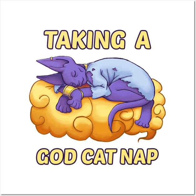 Berus Cat Nap Wall Art by lovemaykillyou